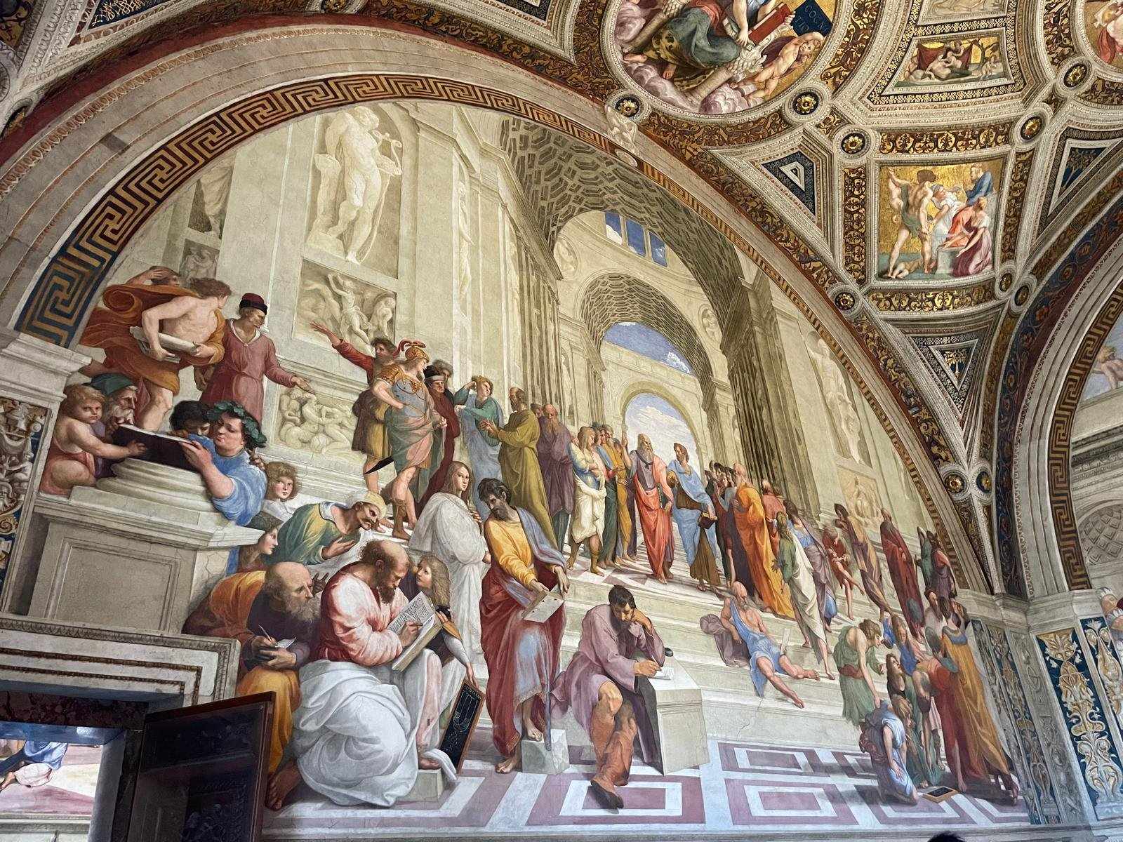 Chambres Raphaël fresque murale musées du Vatican