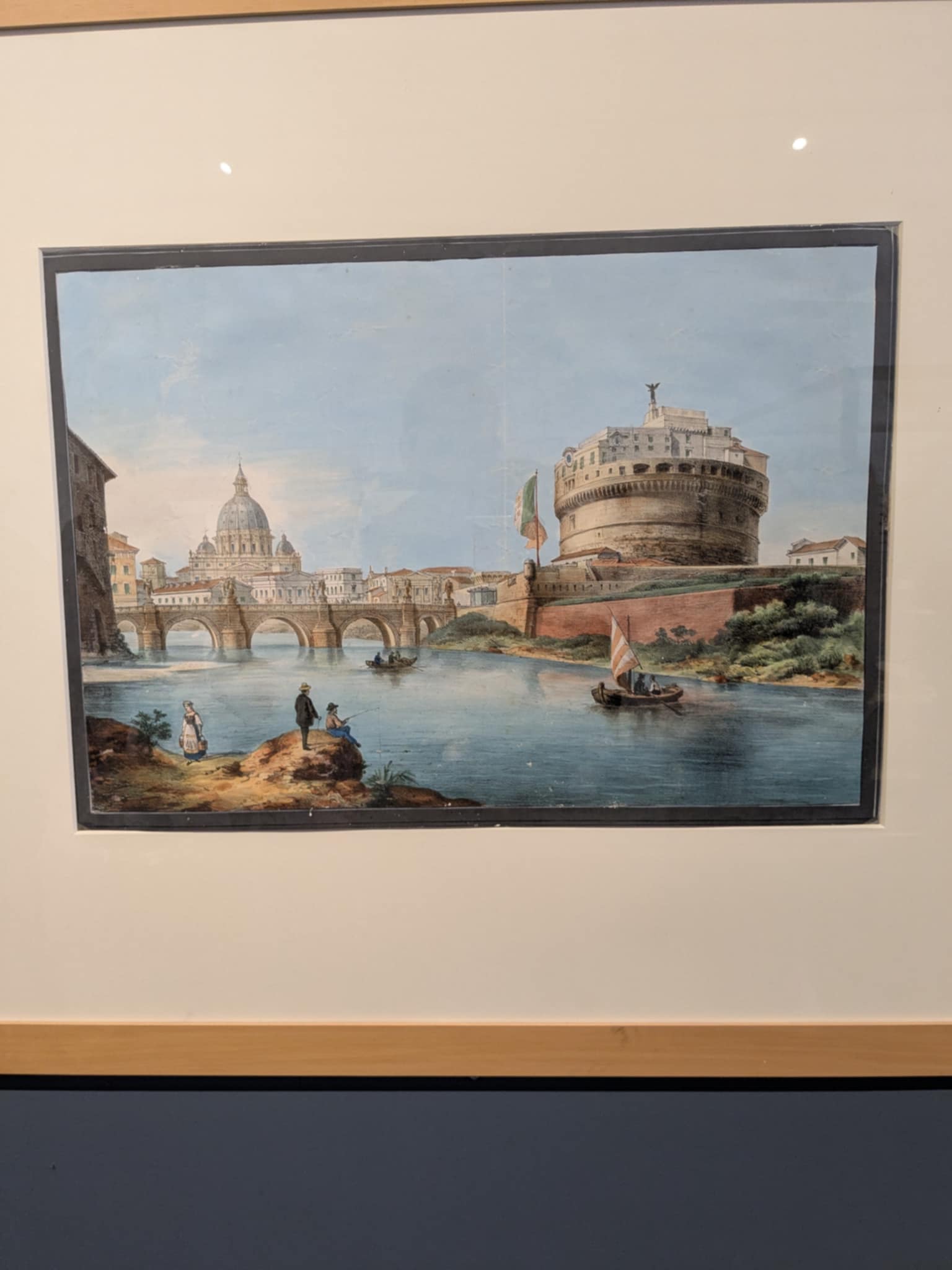 Peinture du château Saint-Ange