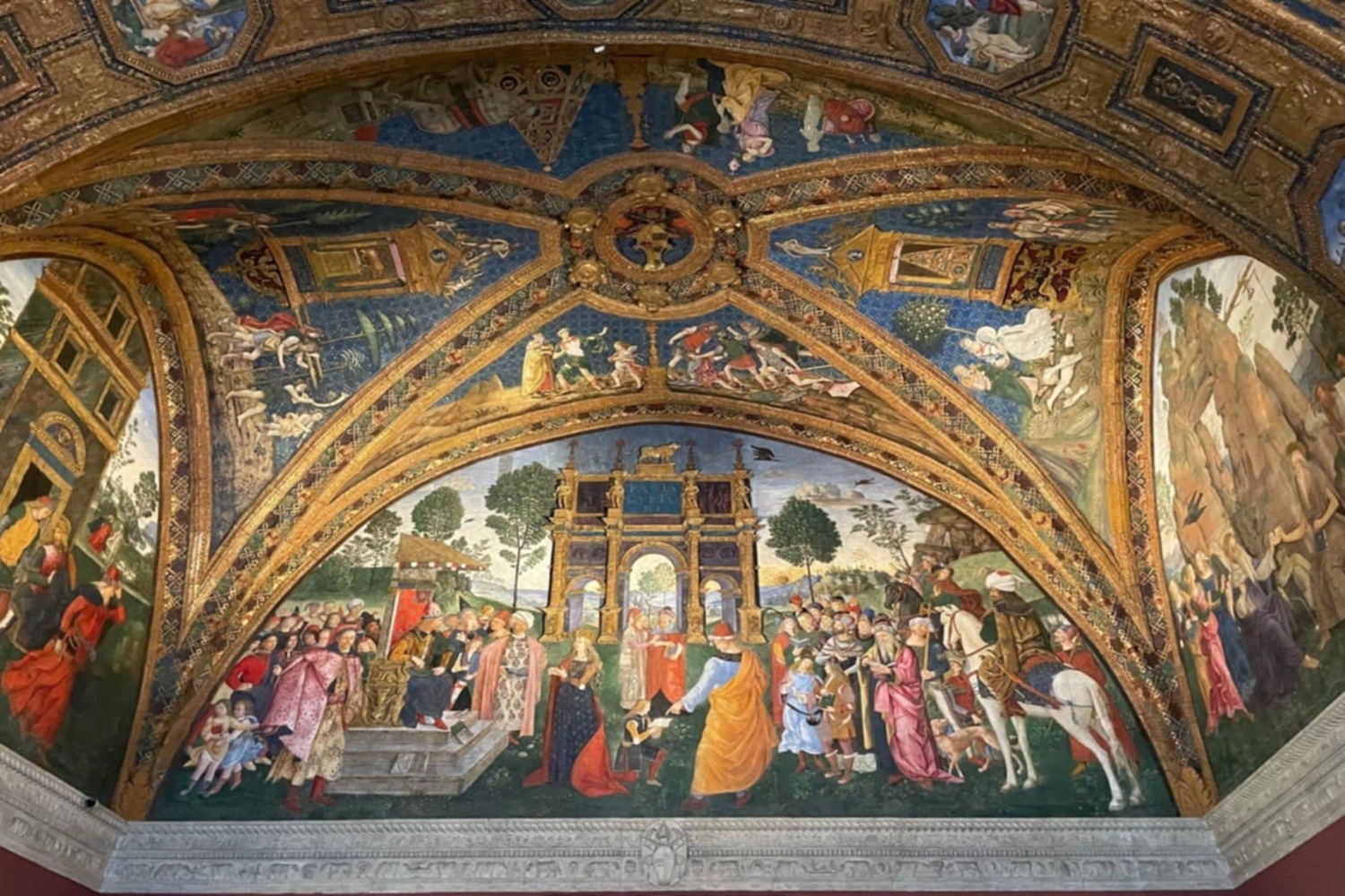 Dispute de Sainte Catherine d'Alexandrie dans la salle des Saints des appartements Borgia
