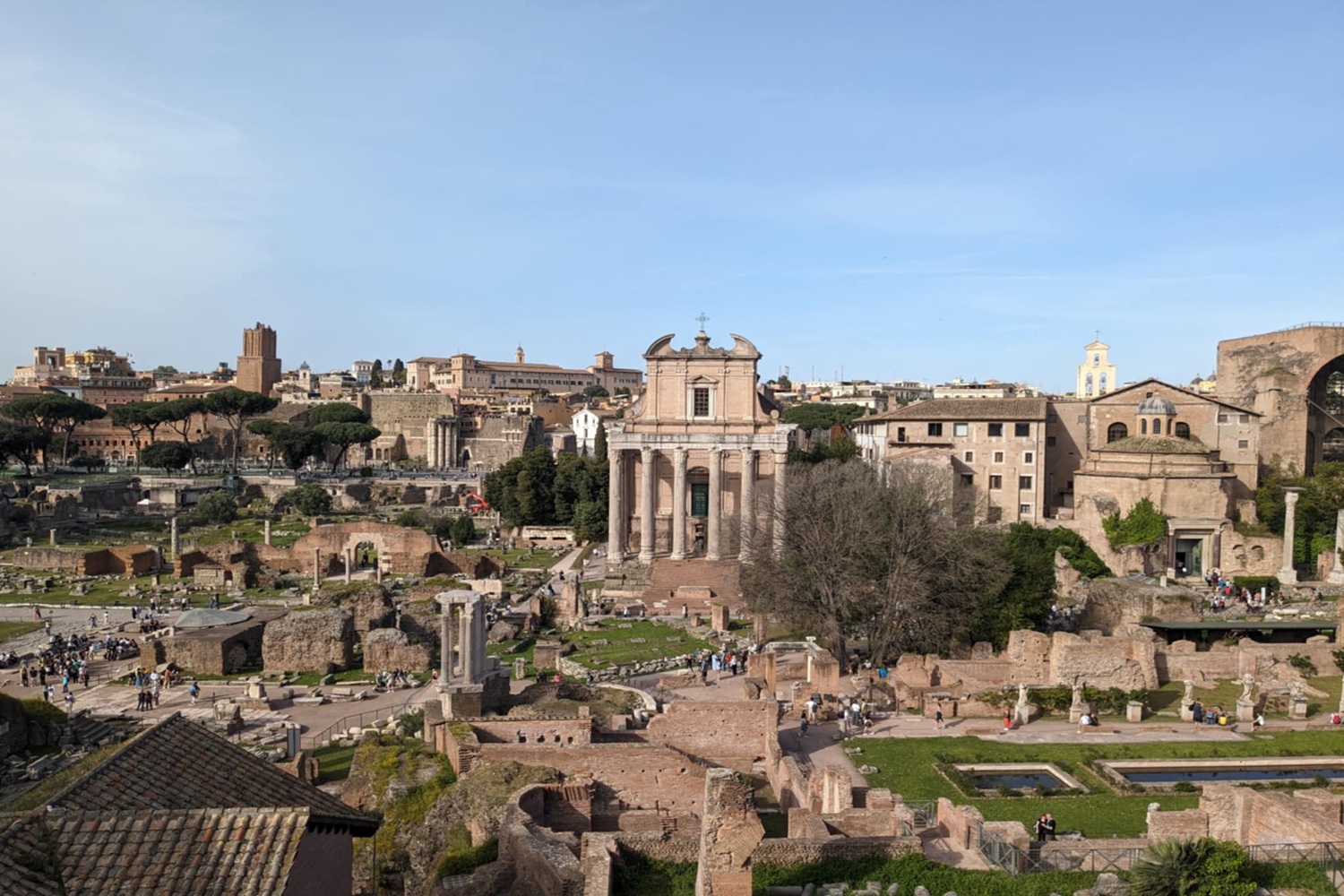 Vue sur le Forum Romain