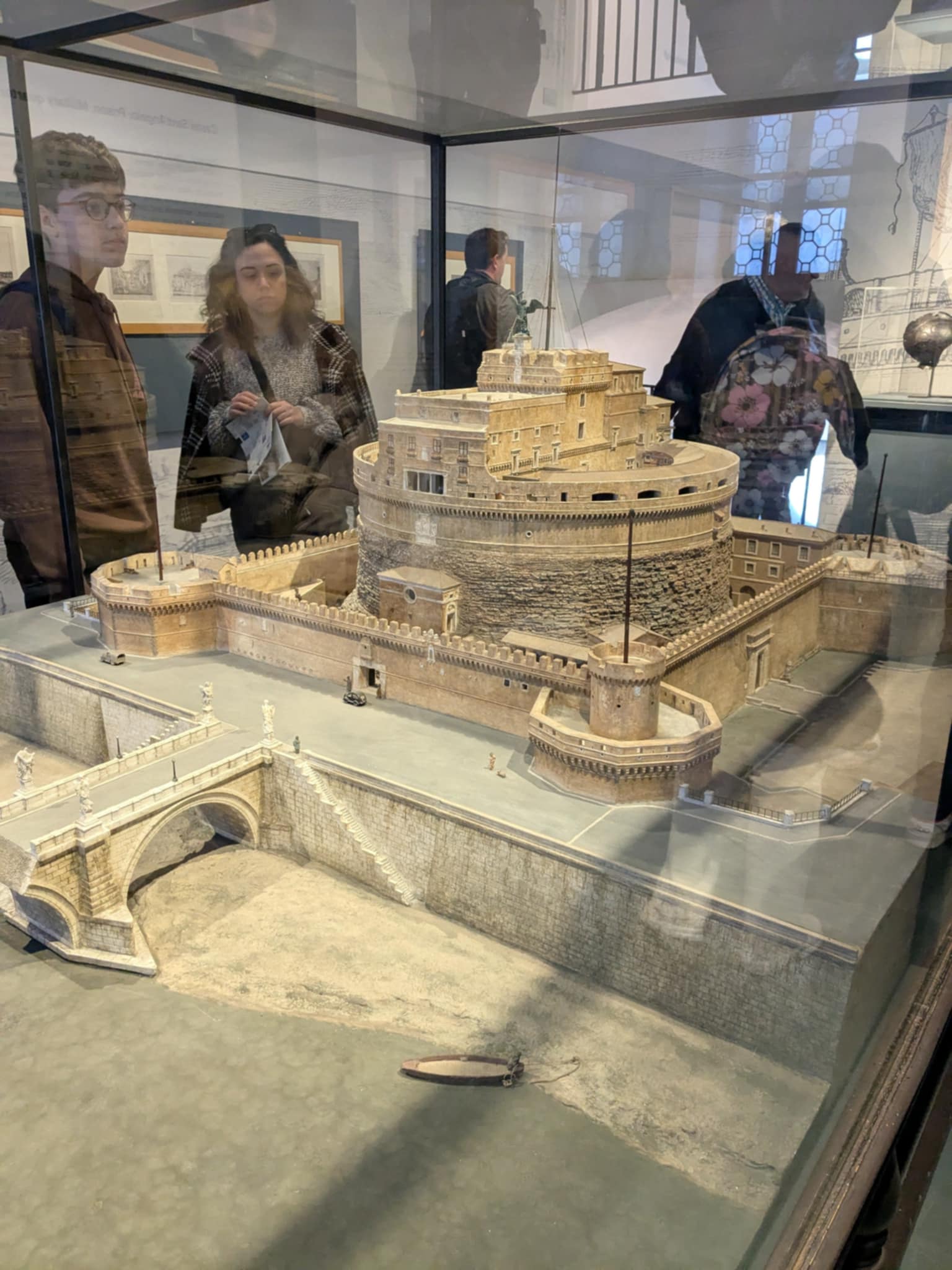 Maquette du château Saint-Ange