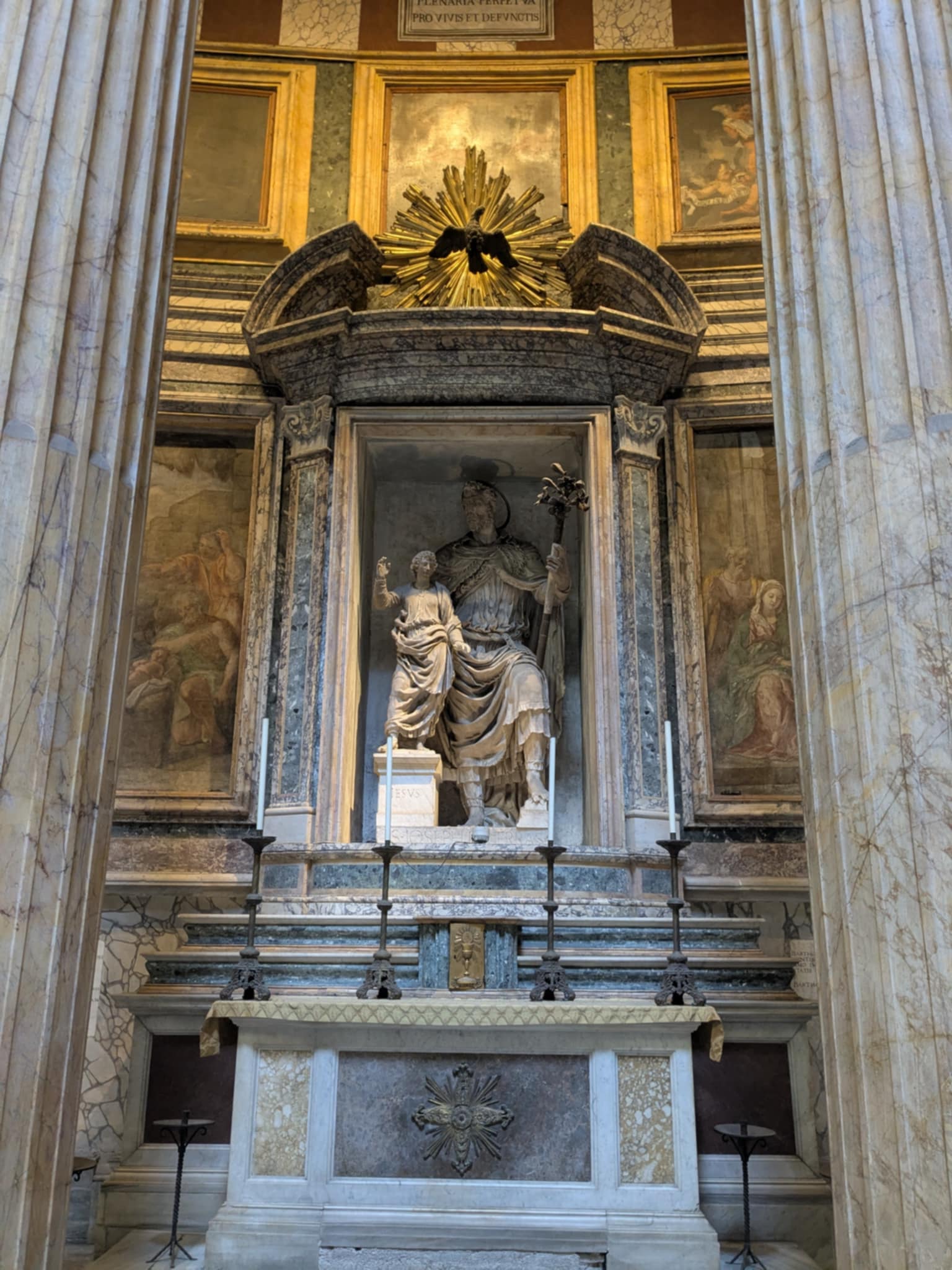 Saint Joseph et l'enfant Jésus Panthéon