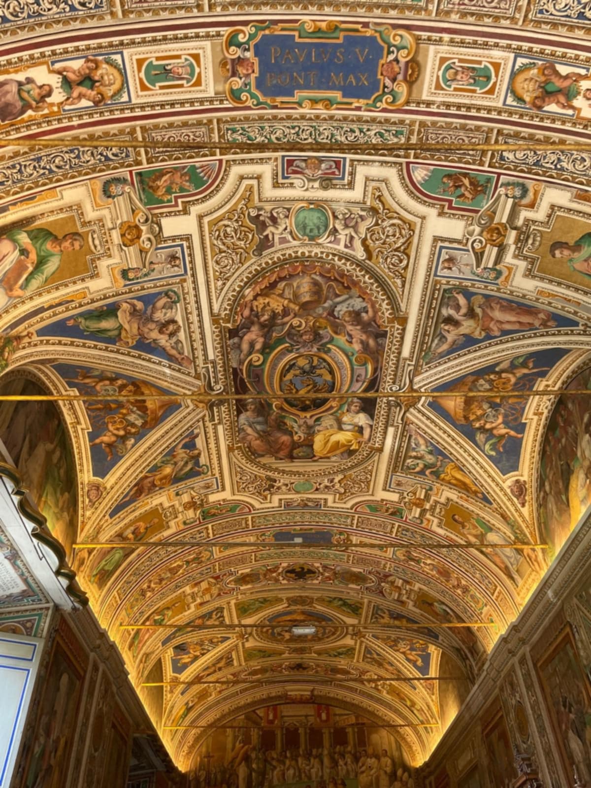 Plafond salles Paulines musées du Vatican