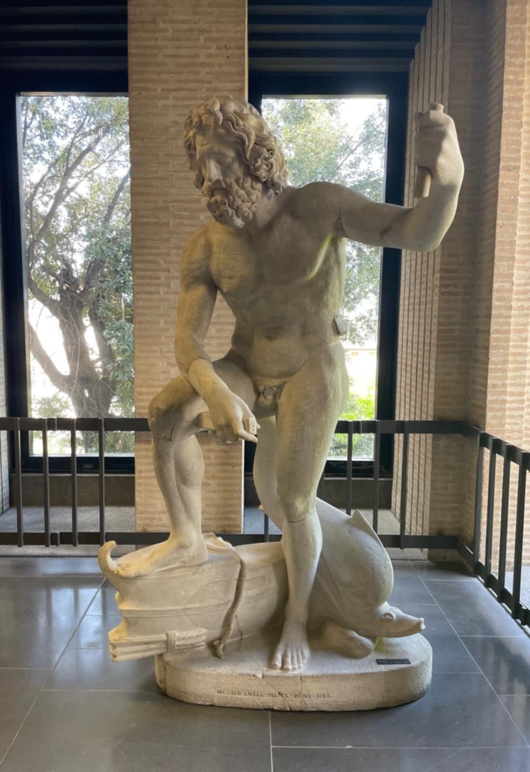 Statue de Poséidon musée Grégorien profane musées du Vatican