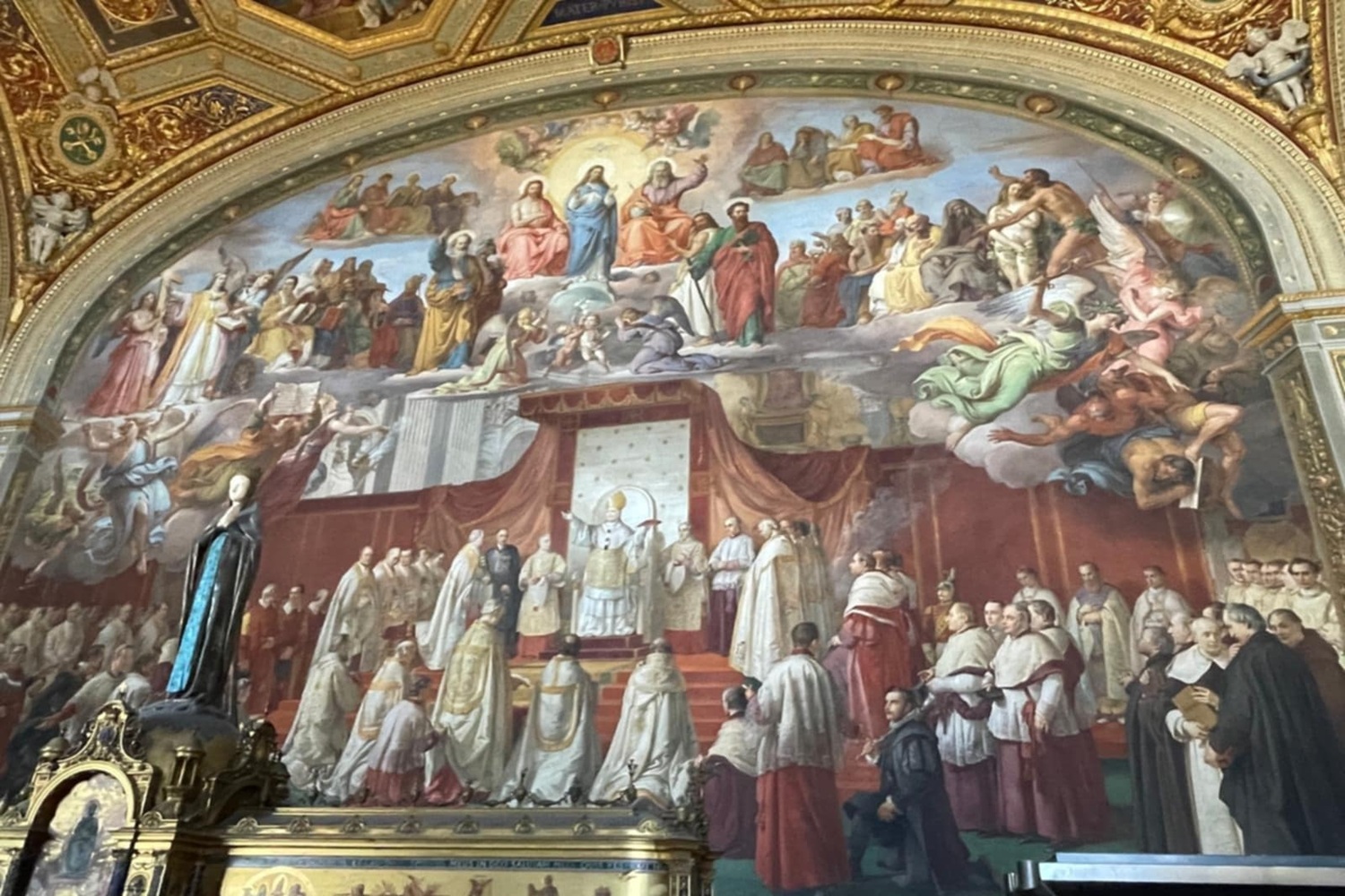 Salle de l'immaculée conception musées du Vatican