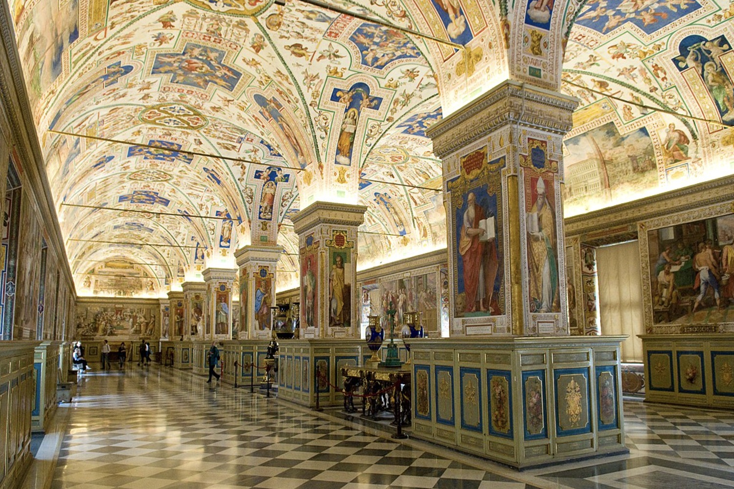 Salon Sixtine bibliothèque vaticane musées du Vatican