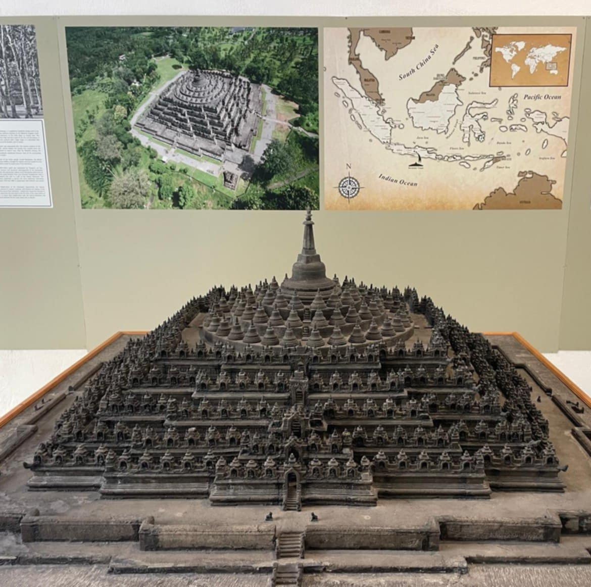 Maquette miniature Temple Borobudur musées du Vatican