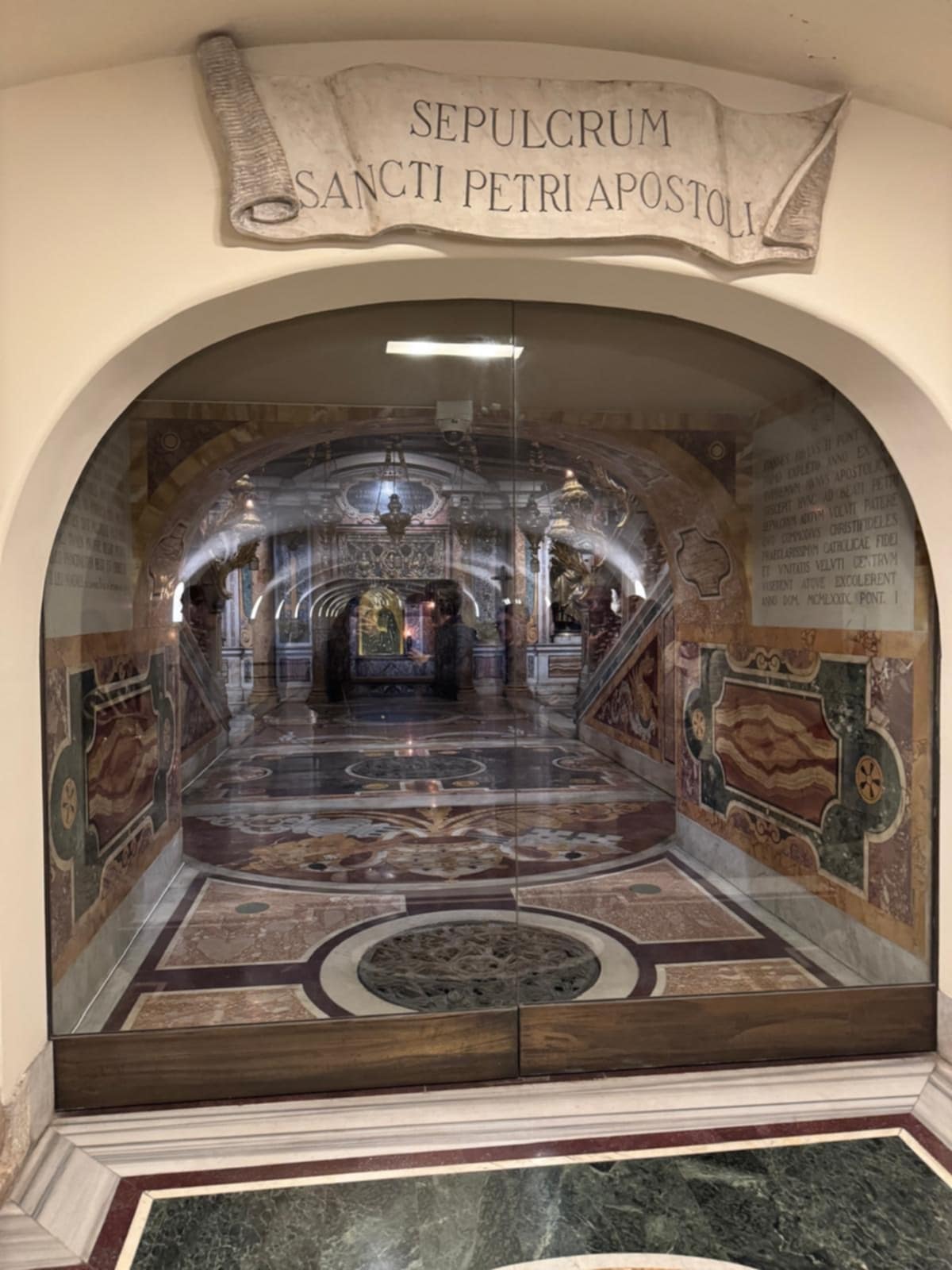 L'autel de la Confession de Saint-Pierre