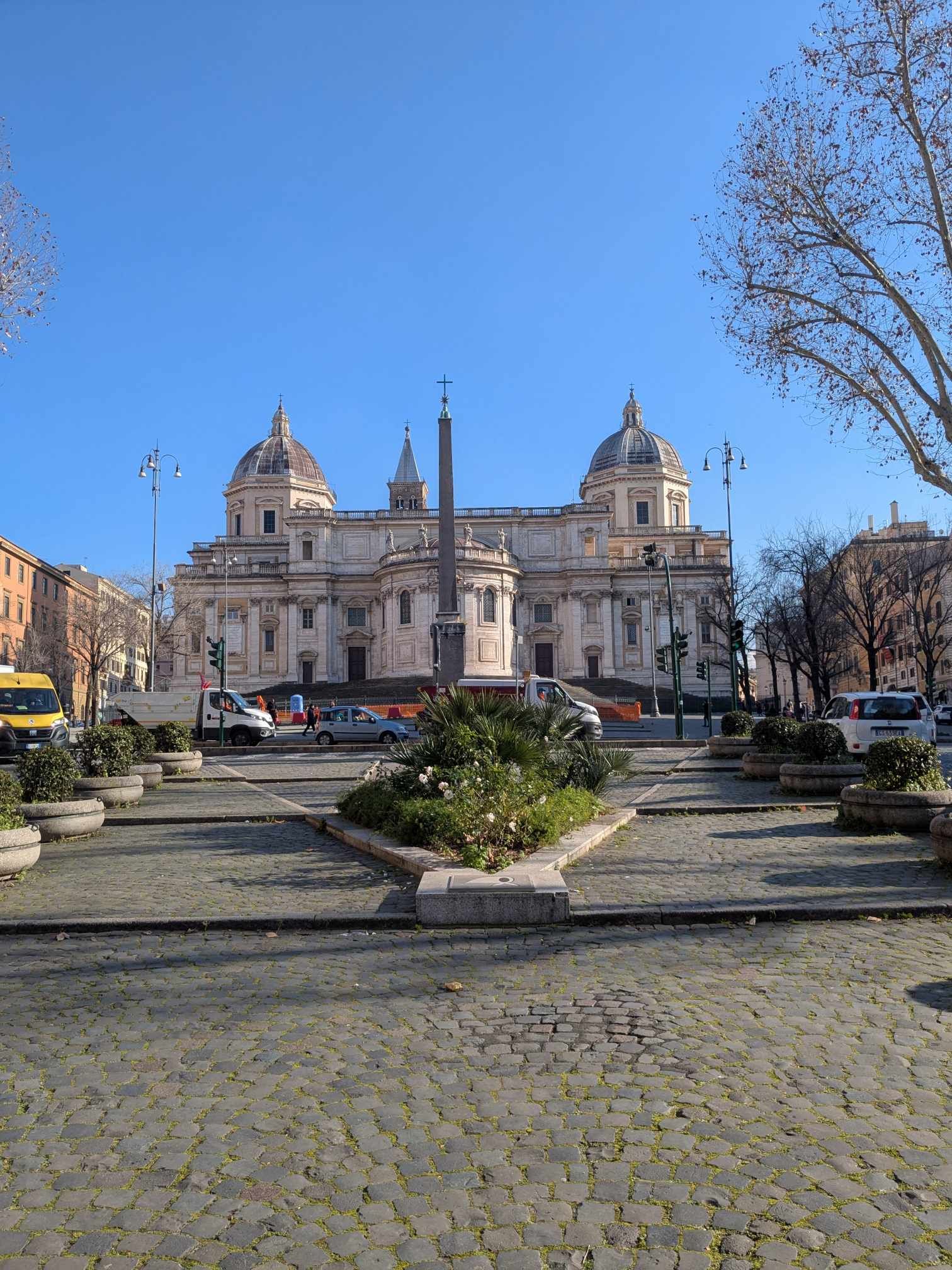 La basilique Sainte Marie Majeure vue de derrière