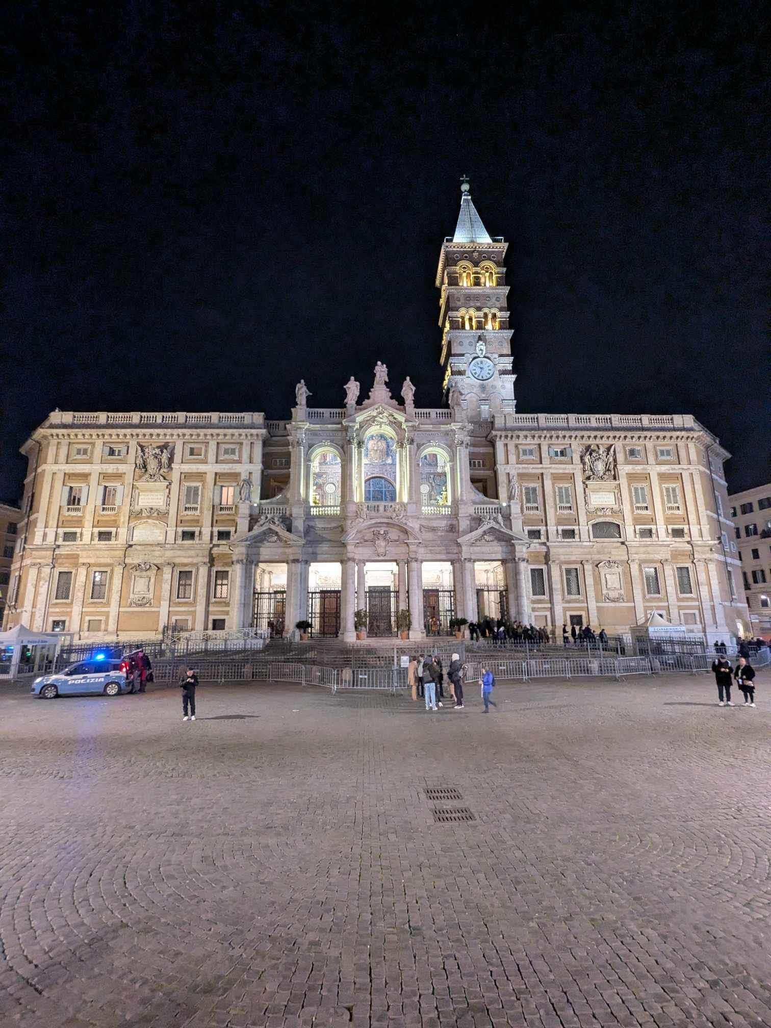 Basilique Sainte Marie Majeure de nuit