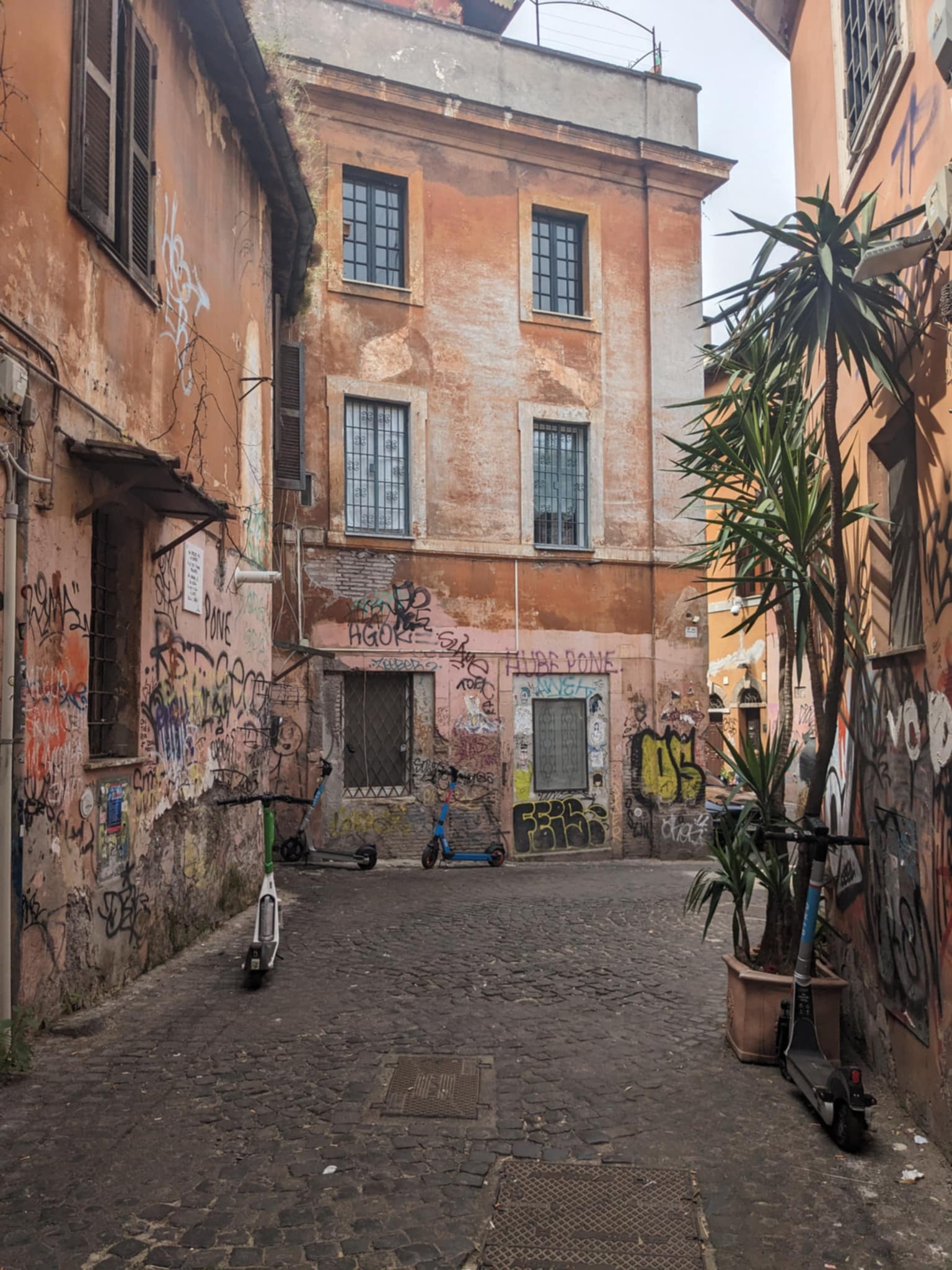Une ruelle dans le quartier du Trastevere
