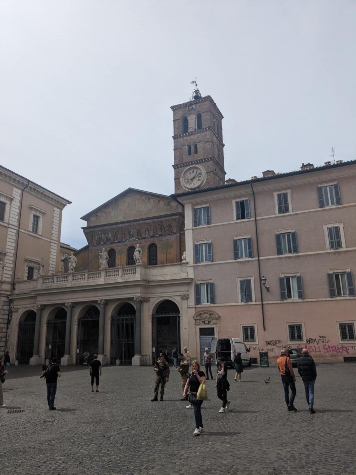 La basilique Sainte Marie en Trastevere