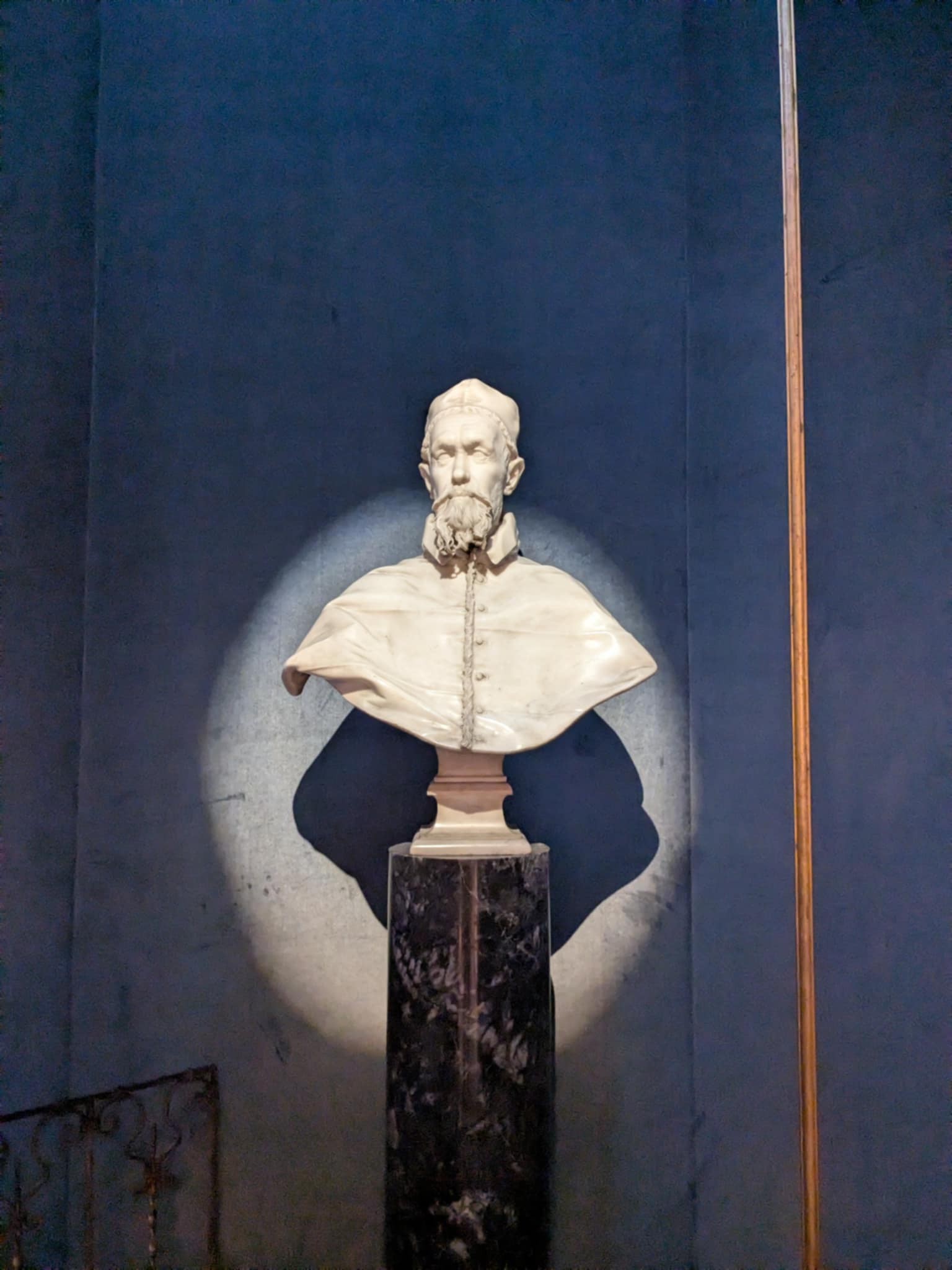 Buste pape Innocent X dans la galerie Doria-Pamphilj