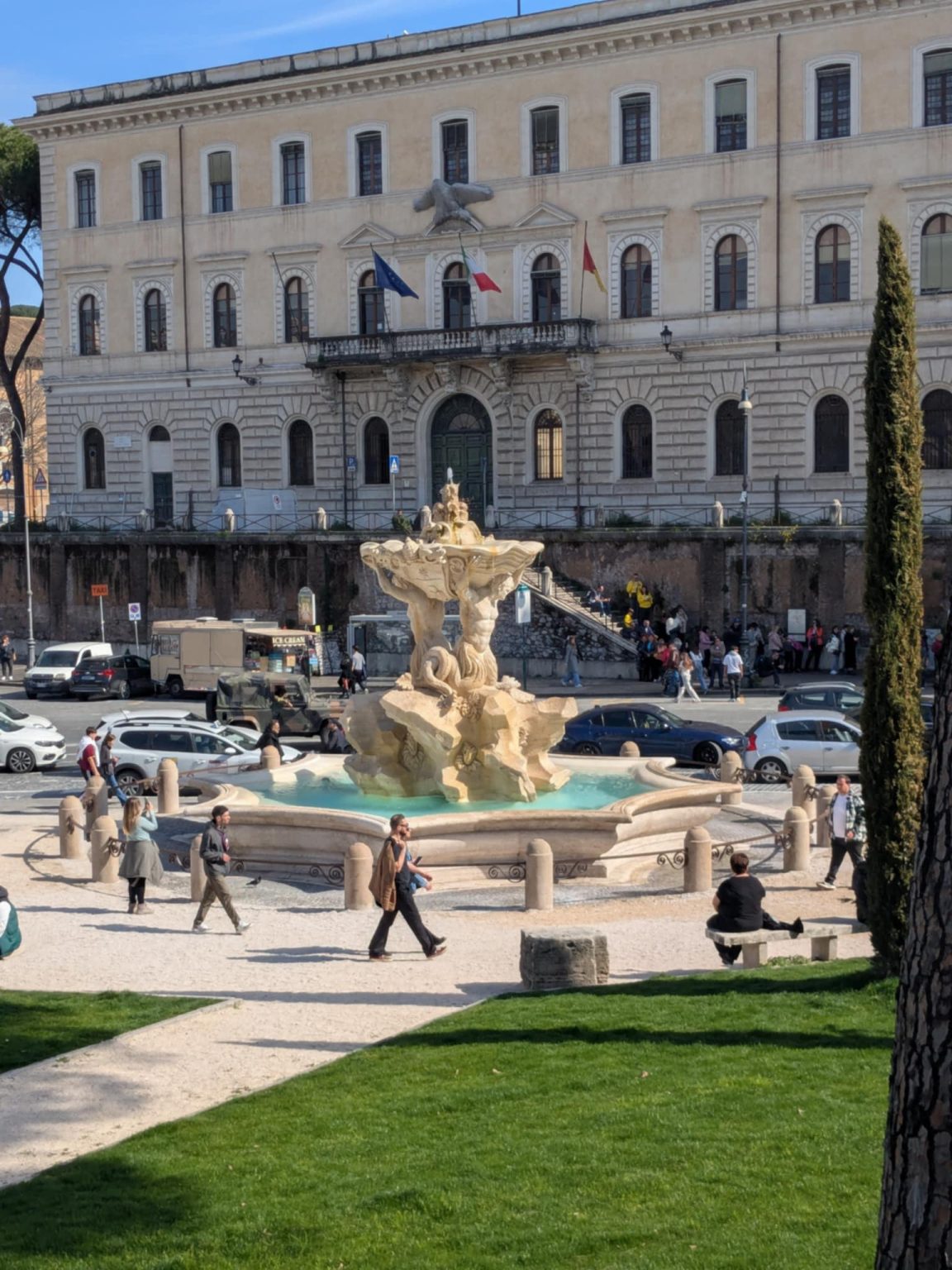 La fontaine des tritons