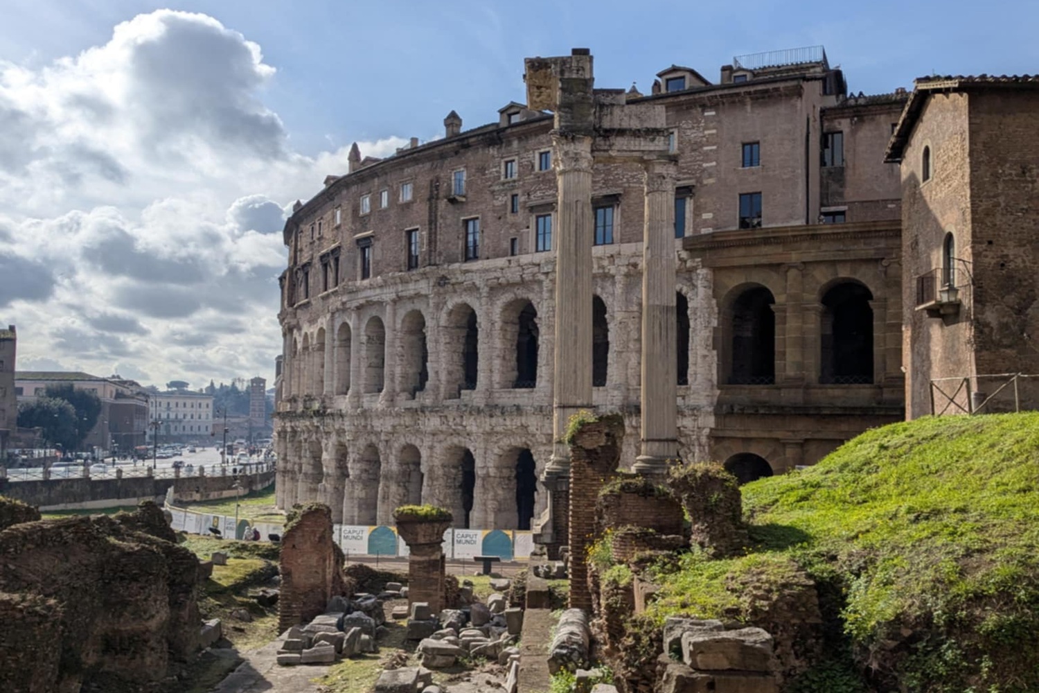 Théâtre de Marcello ghetto juif à Rome