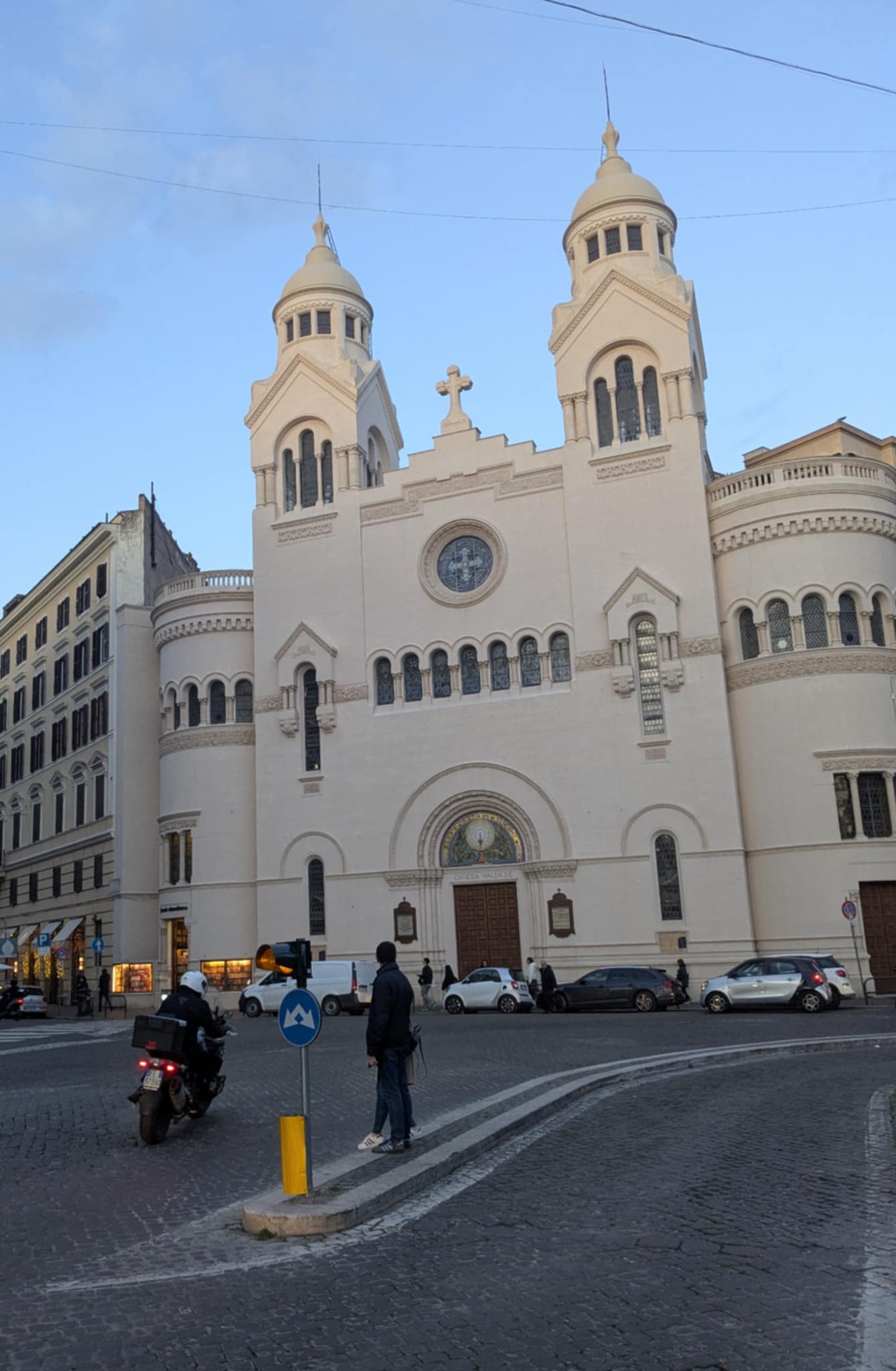 L'église évangélique Vaudoise sur la place Cavour