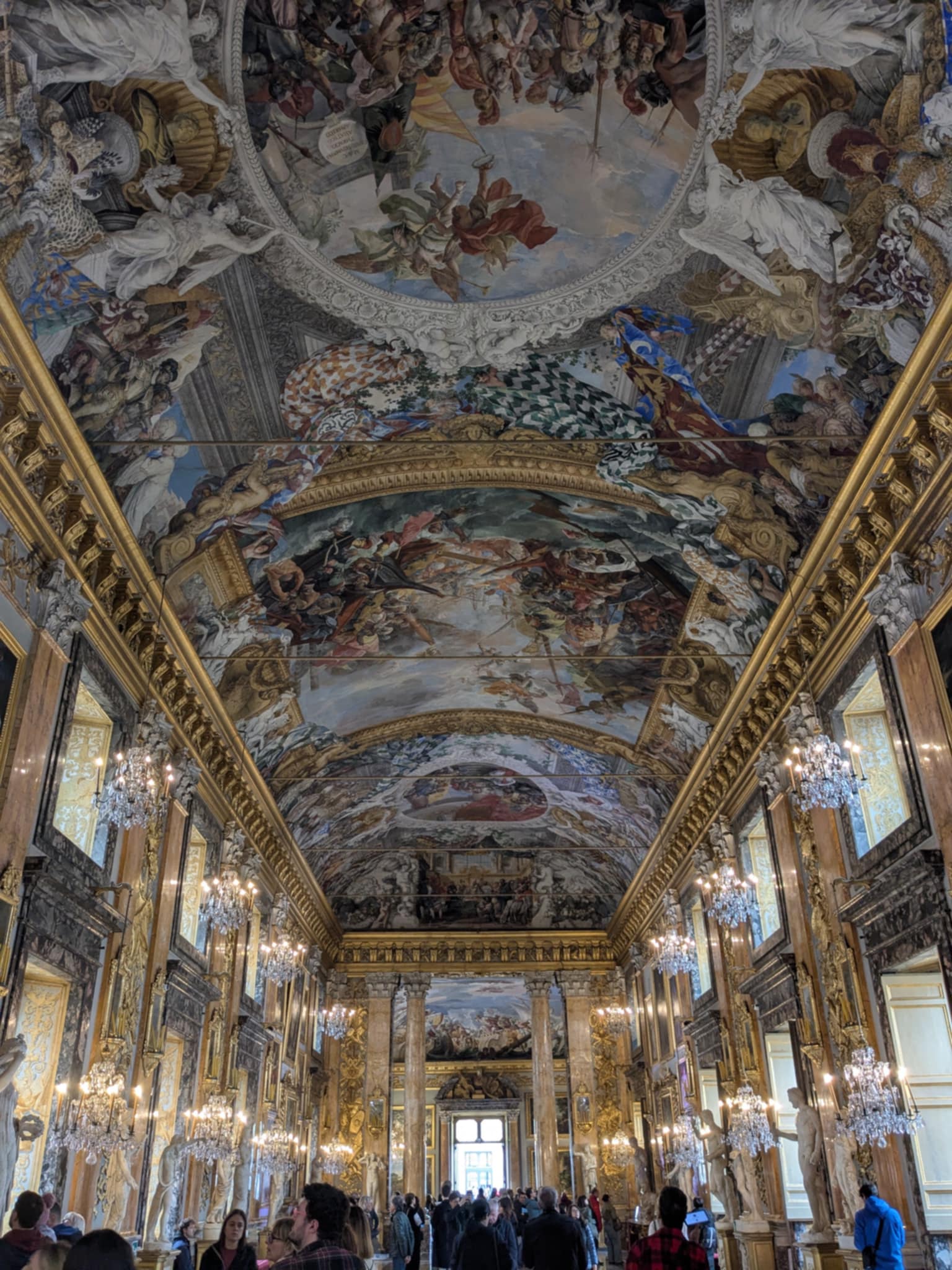 Fresque géante dans la galerie Colonna