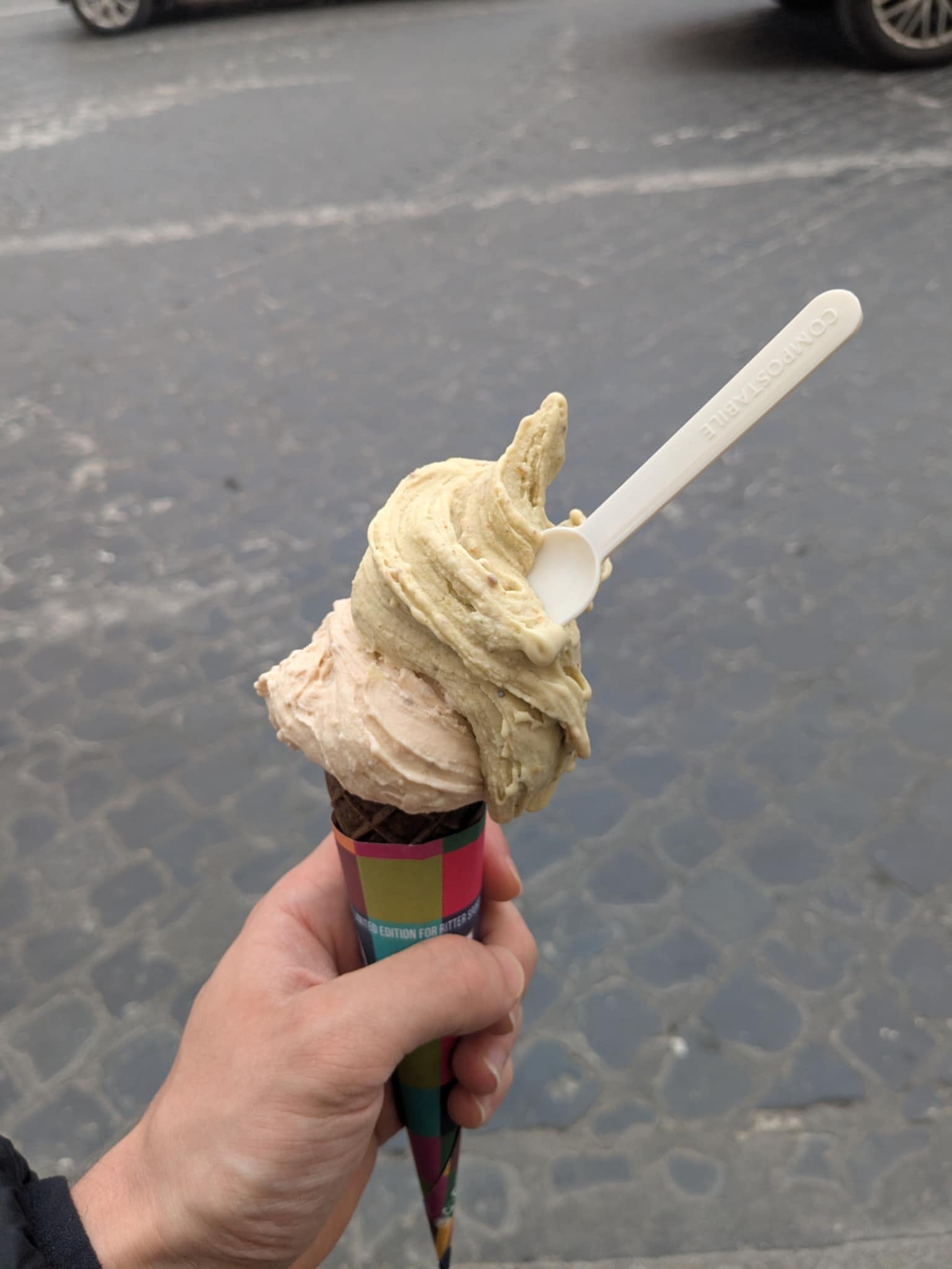 La Romana glace en cornet