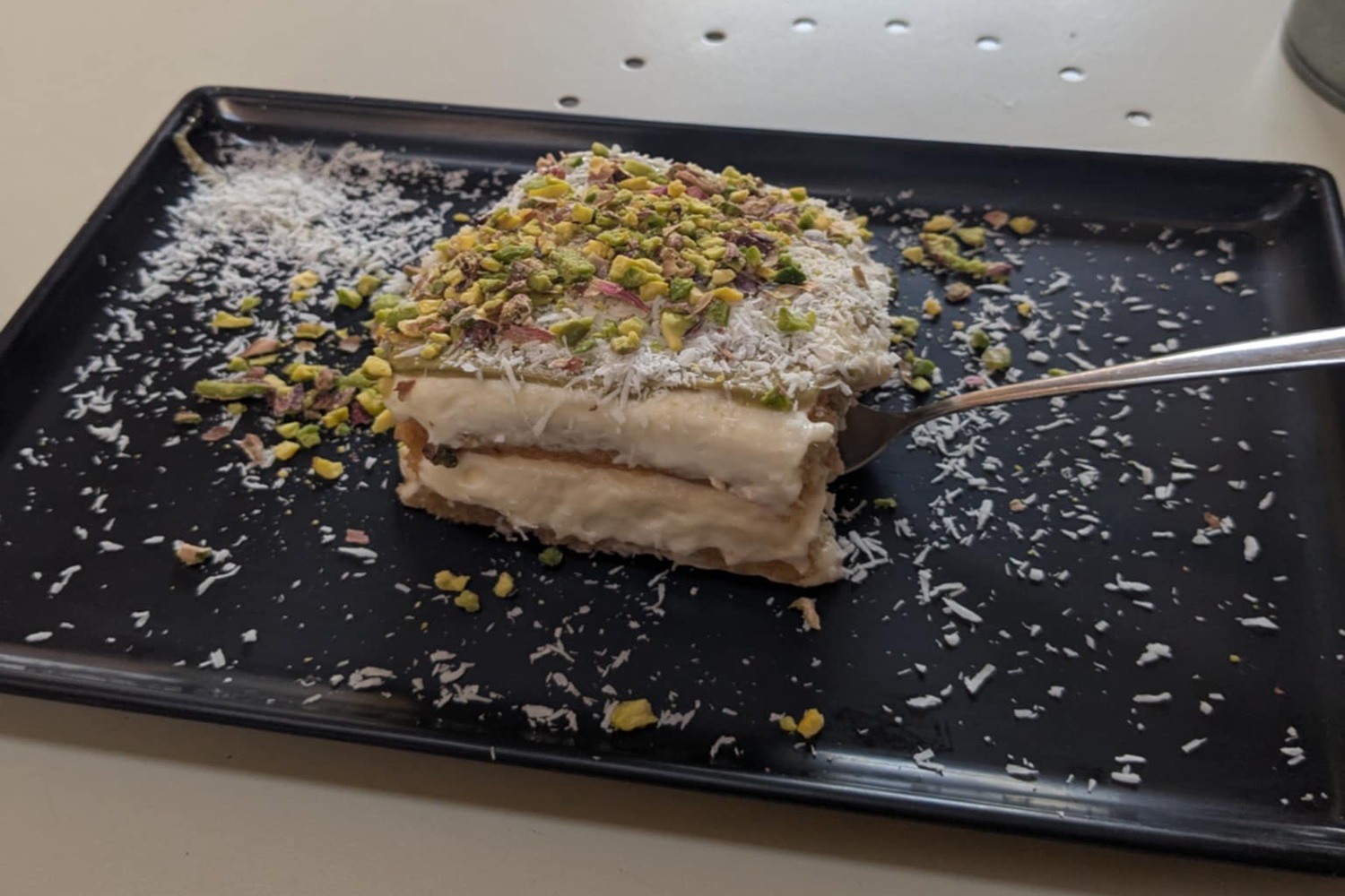 Tiramisu à la pistache et à la noix de coco de Mr. 100 Tiramisu
