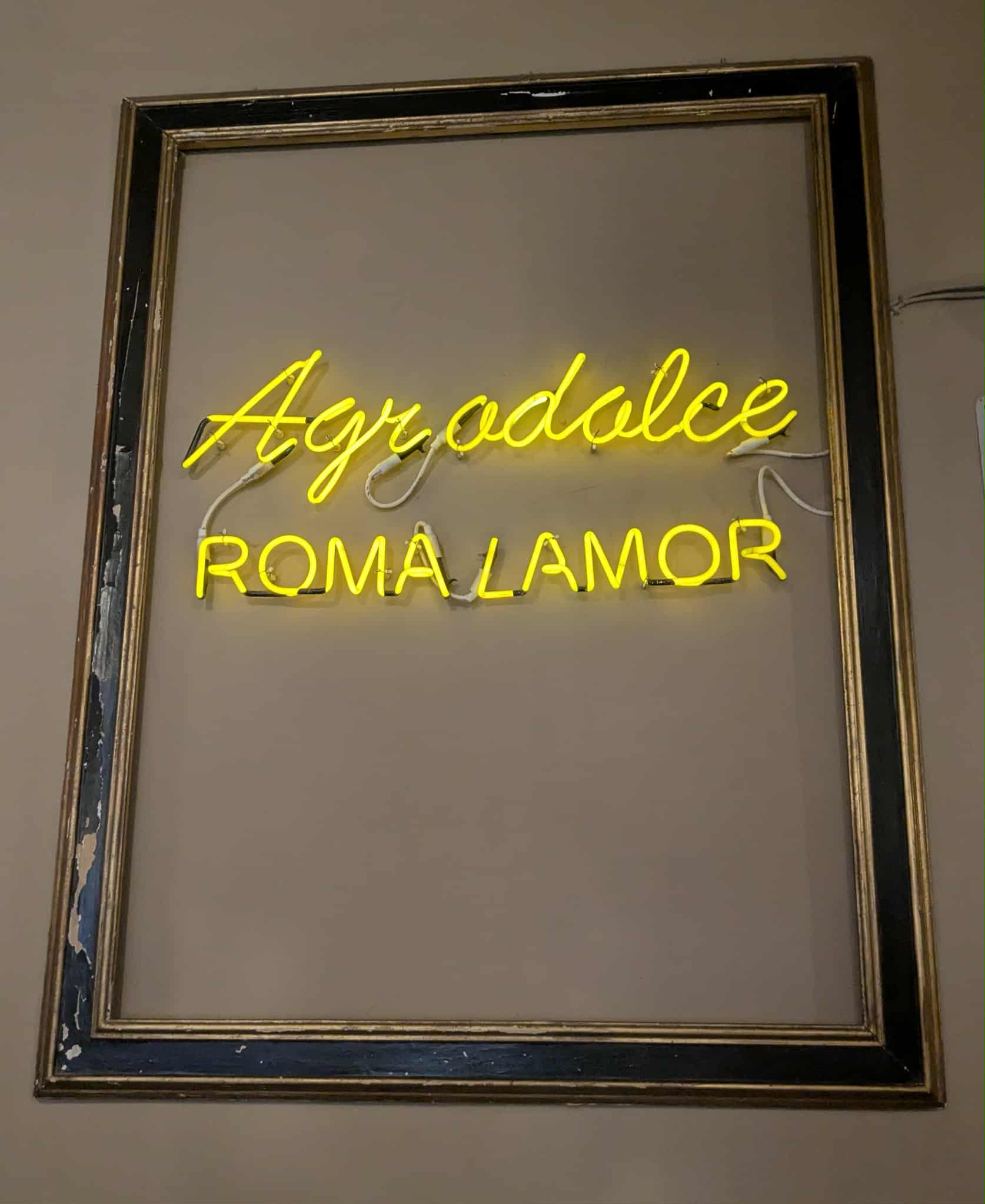 Agrodolce restaurant près de la fontaine de Trévi