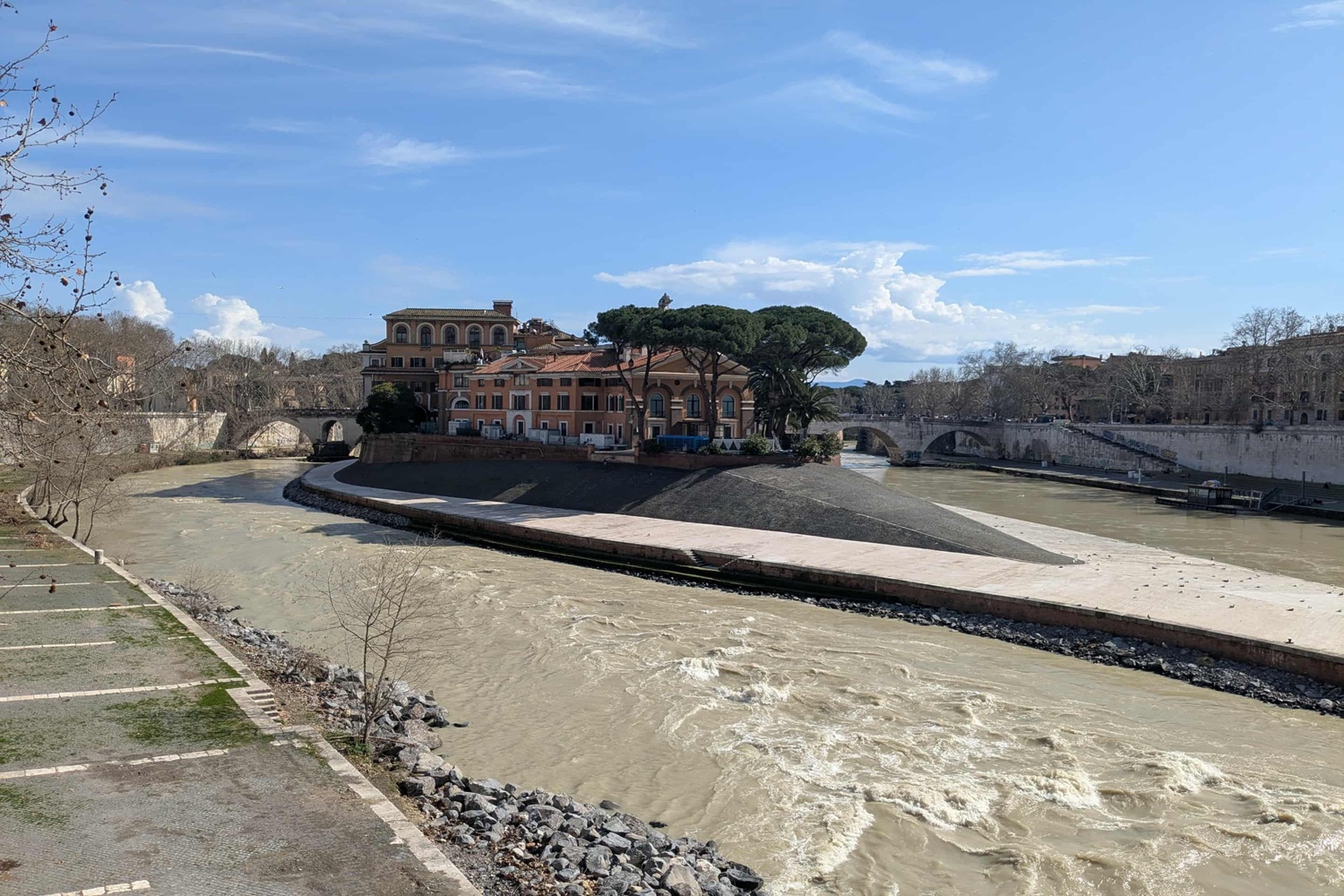 L'île Tibérine à Rome