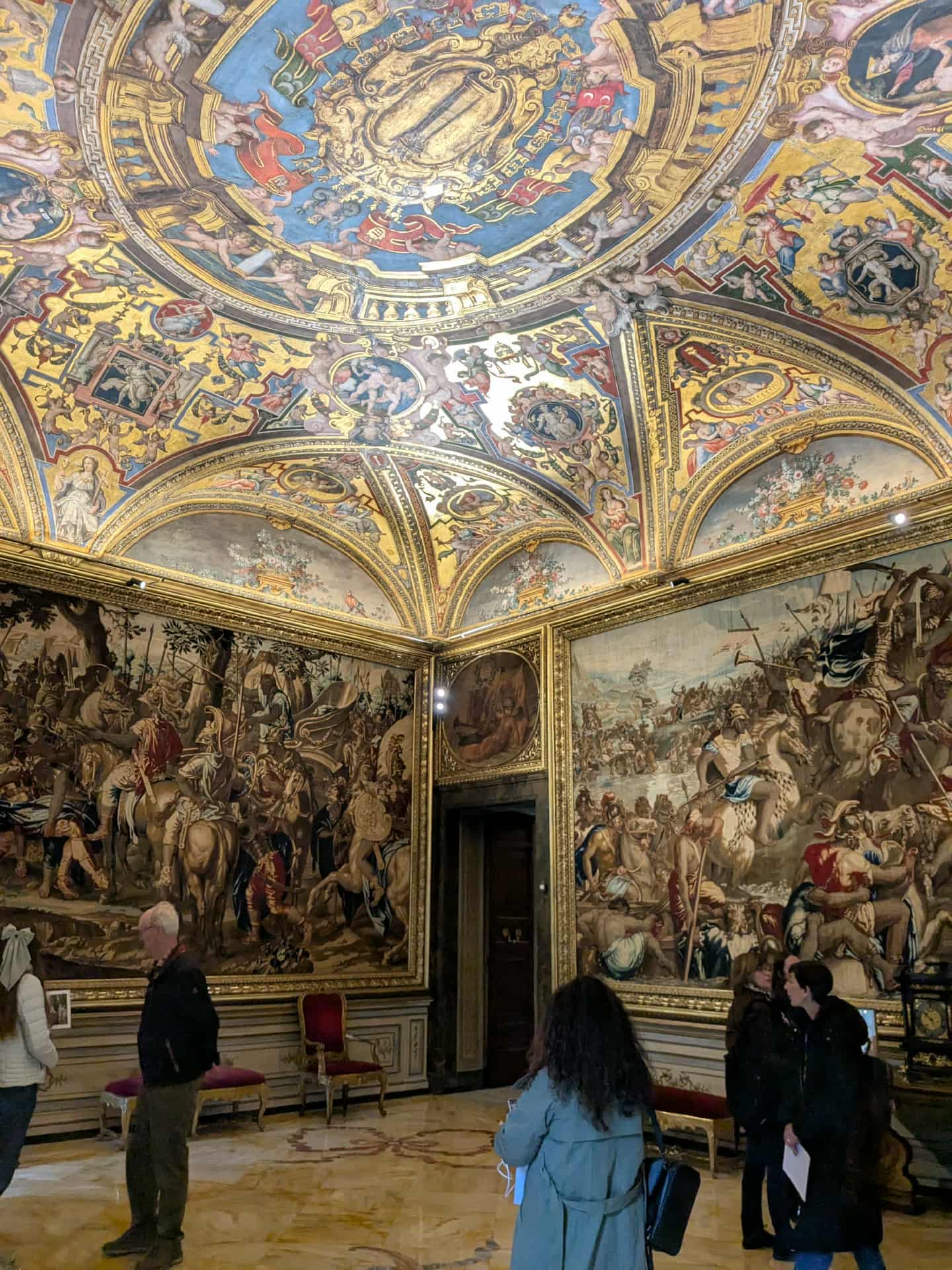 La salle de la corne d'abondance dans la galerie Colonna
