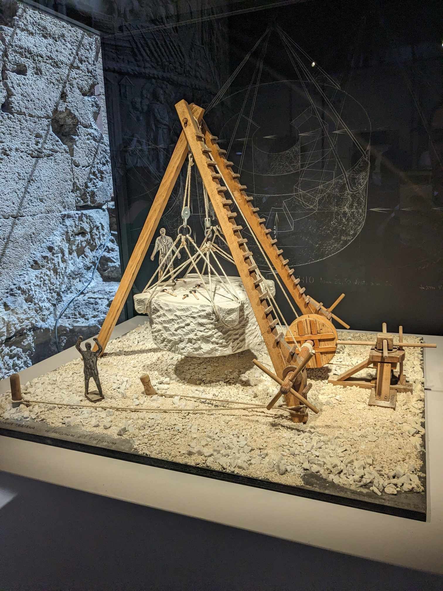 Maquette dans le musée du Colisée