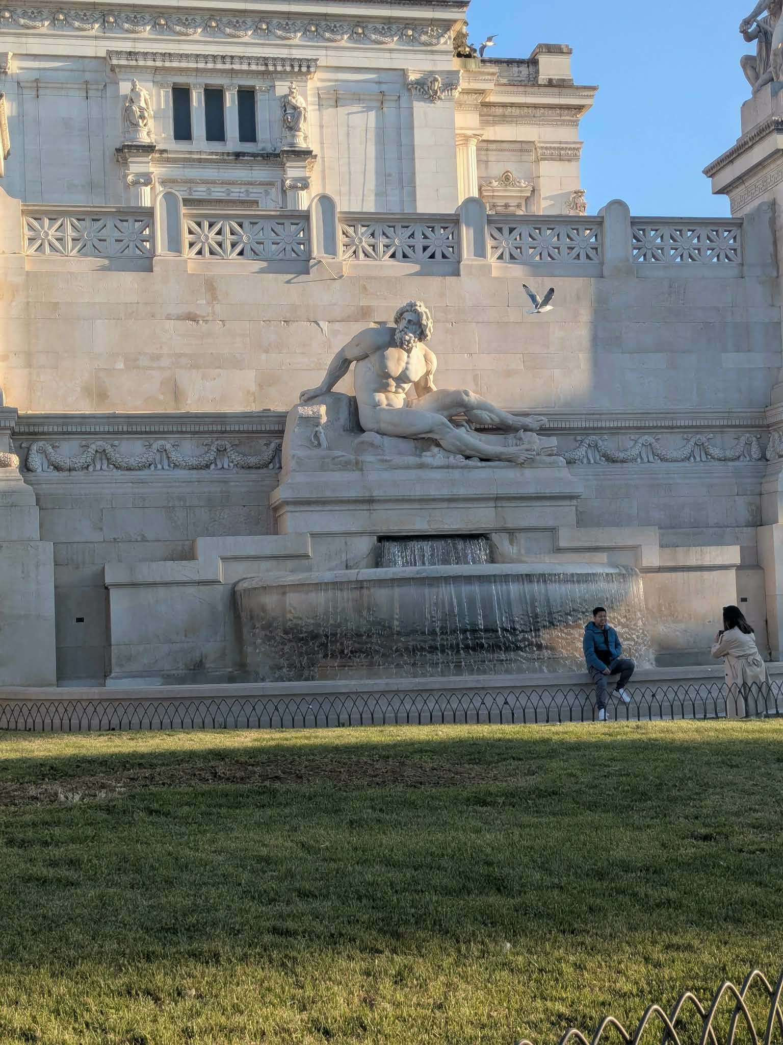 Statue de la mer Tyrrhénienne au Vittoriano